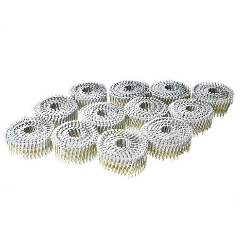 3600Pcs Siding Nails 1-1/2��� x .092��� 15 Degree Collated Wire Coil Full Round Head