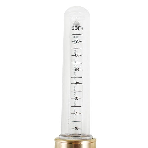 Nitrogen Flow Meter Max inlet Pressure 50 PSIG Brass Body Construction