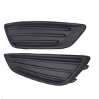 Left&Right Black Fog Light Cover For Ford Focus 15-2017 2018 Frame Bezel Trim