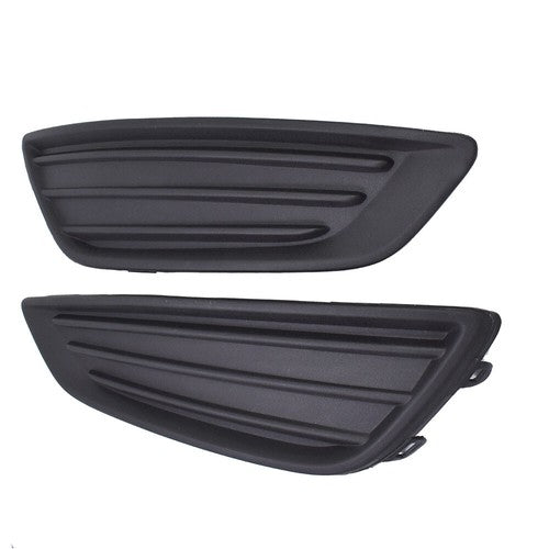 Left&Right Black Fog Light Cover For Ford Focus 15-2017 2018 Frame Bezel Trim