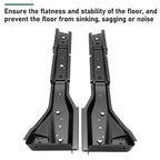 For 97-06 Jeep Wrangler TJ Full Body Mounts Torque Boxes Box Floor Supports Pair