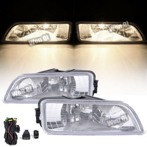 Bumper Fog Lights Lamp w/Wiring for 2003-2007 for Honda Accord 2004-2008 for Acura TL