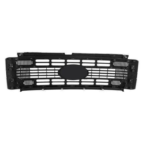 For Ford F250 2023 2024  Super Duty XL/XLT Black Plastic Grille Front Upper New