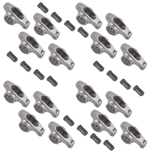 16Pcs 17-4PH Stainless Steel Rocker Arms for Pontiac 287-455 V8 4.3L 1.65 Ratio