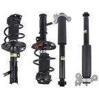 2 Front Strut & Spring Assys + 2 Rear Shock Absorbers For Chevy Malibu 2016-2023