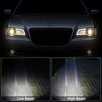 For 2011 2023 Chrysler 300 Black LED DRL Projector Headlights with Bulbs Left Right