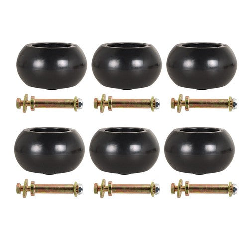 6 Pack 5" AntiScalp Deck Wheel Kit For Exmark 103-3168 103-4051 103-7263 New