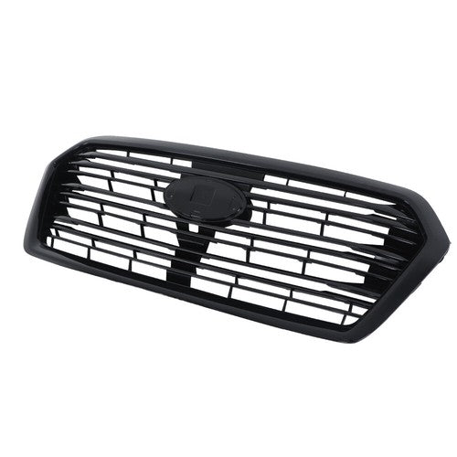 For Subaru Ascent 2019-2022 Gloss Black Plastic Front Upper Center Mesh Grille