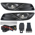 Fog Lights Kit Clear Lens+Switch Clear Glass For Nissan Sentra 2013 2014 2015