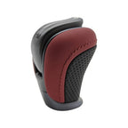 Shifter Shift Lever Knob Red Black Leather for 2008-2016 for Nissan GTR R35