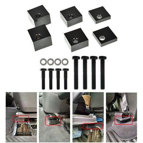 Black Plastic Rivets Fasteners Compatible For Ford F150 F250 F350 F450 2015-2021