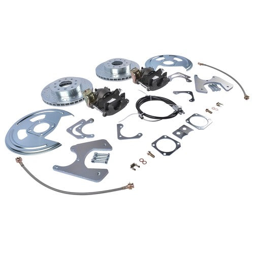 Fits 1970-1981 GM F-Body Rear Disc Conversion Cross Drilled and Slotted Rotors
