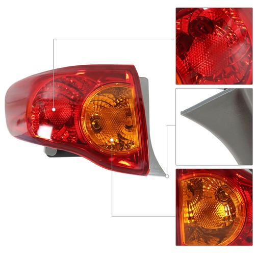 For Toyota Corolla 09-10 1.8L 2.4L Driver Left Side Outer Brake Lamp Tail Light