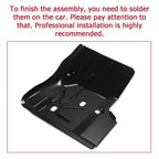 Black Bed Rail Caps for 1999-2006 Chevy Silverado GMC Sierra 6 Foot 6 Bed 7201151