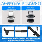 59 800lbs For Chevy Express Fullsize Van 3 Bar 96-23 Ladder Roof Rack Cross Bar