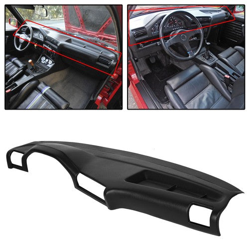 Molded Dash Cap Cover for 1984-1990 BMW 3-Series E30 325i Dashboard Black
