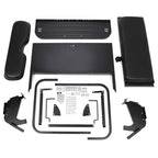 Rear Back Seat Kit Flip Folding Black Fit For Yamaha G14 G16 G19 G22 Golf Cart