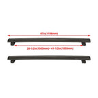 For Jeep Grand Cherokee 2011 2022 Cross Bar Roof Rack Side Rail Luggage Carrier