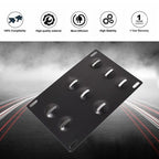 For Audi A4 S4 A5 S5 A7 Front Bumper Tow Hook License Plate Mount Bracket Holder