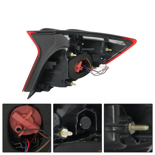 Red Tail Light For Hyundai Sonata 2020-2022 Outer Lamp LH/Driver LED Rear Chrome