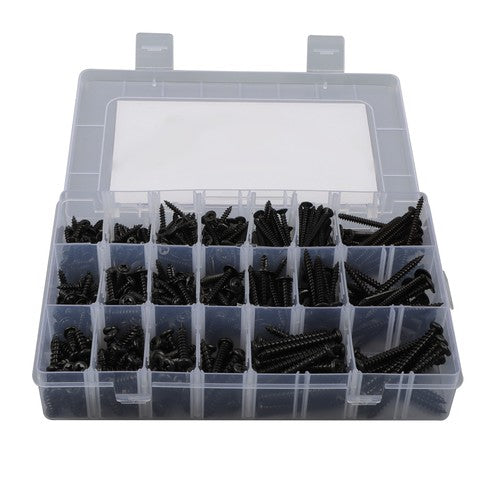 485Pcs Flat,Truss,Phillips Round Head wood screws W/20 Screw Size #6, #8, #10