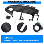 Black Dash Cover Dashboard Overlay Cap for 2004-2009 Lexus RX350 RX400H RX330