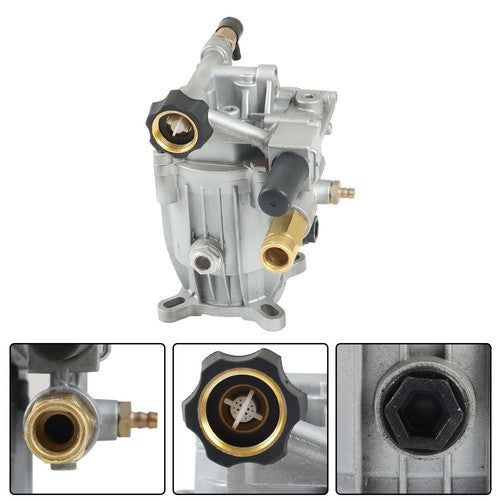 Pressure Washer Pump Horizontal 3/4" Shaft - MAX 3000 PSI  2.5 GPM Oil Sealed