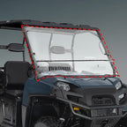 Polaris Ranger Fullsize Round Cage Windshield 570 2017-2024 Clear Vented