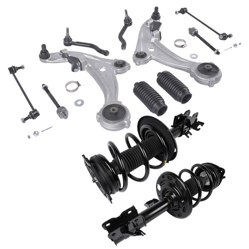 12x Front Struts w/ Spring Lower Control Arms Tierod For Nissan Altima 2007-2012