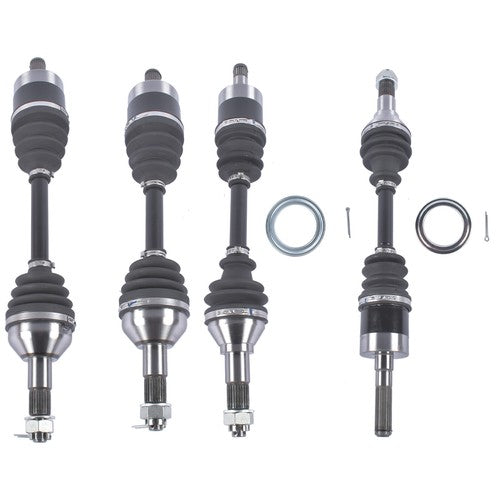 4x CV Axles Set Front Rear Left Right for Can-Am Outlander Max 500 650 850 1000R