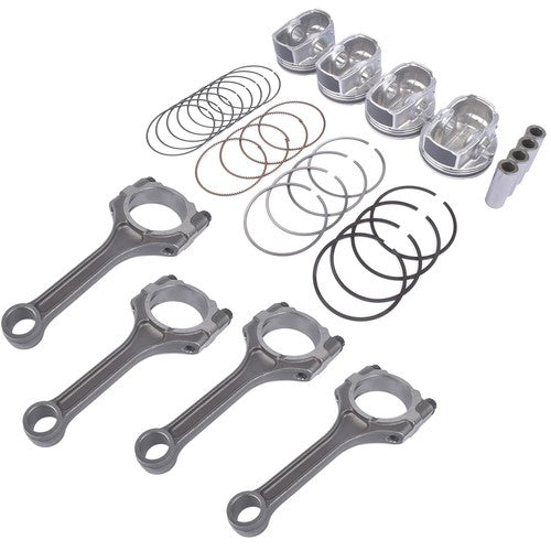 4x Connecting Rod & Piston Kit For Hyundai Veloster Kia Rio Soul 1.6L 2012-2017