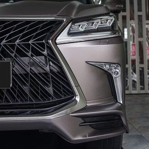 Front Upper Grille for Lexus LX570 2016-2021 Luxury Chrome Black NEW Style