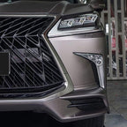 Front Upper Grille for Lexus LX570 2016-2021 Luxury Chrome Black NEW Style