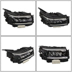Clear Full LED Passenger Black For Nissan Frontier 2022-2024 Headlight Headlamp