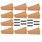 X156 X156S Dirt Teeth Bucket Teeth/Tooth with P156 Roll Pins 10PCS Alloy Steel