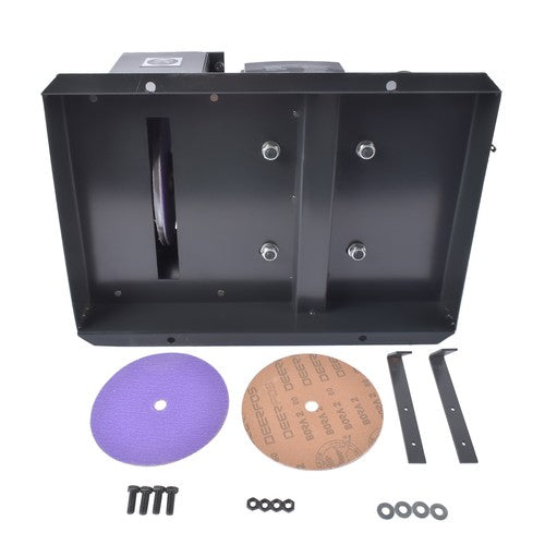 Lawn Mower Blade Sharpener 2/3HP 500W AC120V 60Hz with Sandpaper & 40�� Bracket