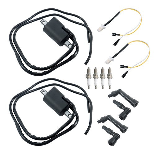 New Ignition Coil Spark Plug With Cap Kit For Yamaha XJ550 XJ750 1981-83