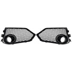 Fog Light Lamp Covers Fit 2017-2021 for Honda Civic Type R Black Open Mesh