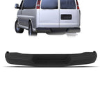 For 1996-2021 Chevy Express 2500 3500 Rear Step Bumper Primered Steel GM1103143