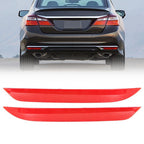 2PCS Rear Bumper Reflector Tail Set Left&Right RED For 2016-2017 Honda Accord