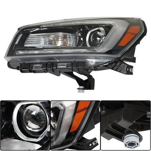 LH/Left Side For GMC Acadia 2013-2016 Headlight Projector Halogen Replacement