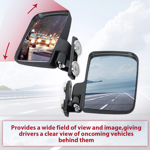 Magnetic Tractor Mirrors Pair 228LB for Kubota BX B for John Deere 1025R Crawler