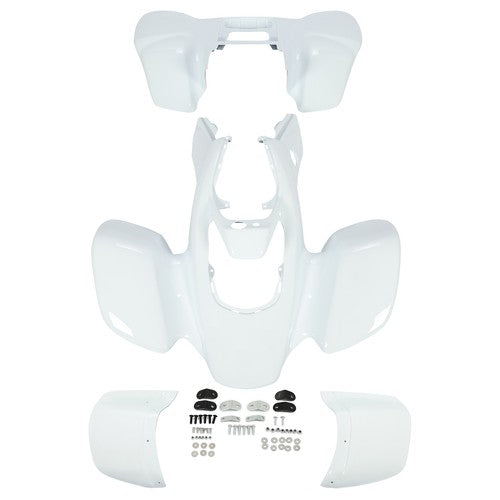 White Front and Rear Fender Kit for Honda TRX 400EX TRX400EX 2005-2007 ABS