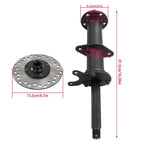 Fit For 5" wheels 40" Rear Axle Kit With 3 Stud Hub Go Kart Golf Cart ATV US