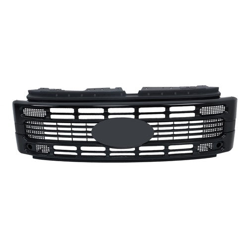 New Gloss Black Plastic Front Upper Grill Grille For Ford F250 XL/XLT 2023 2024
