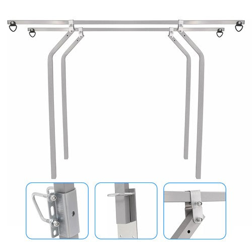 Universal Cross Bar System Kit For Utility Trailer With Raised Side Rails