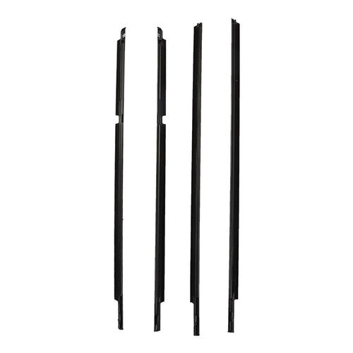 For Toyota 4Runner 2003-2009 Car Window Outside Pressure Strip Black Compatible