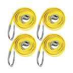 4Pack 10ft × 2in Lift Sling Straps Heavy Duty Lifting Slings Web Sling 14000lbs