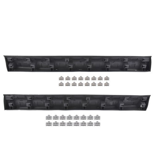 Pair Front Lower Door Trim Molding Black for Cadillac XT5 2017-2025 Left & Right