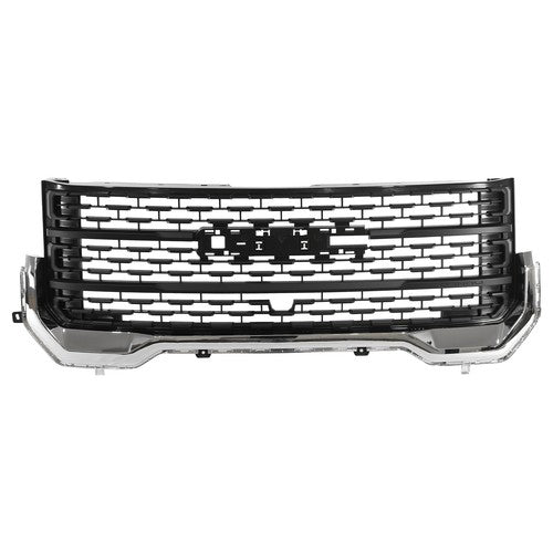 84818781 Front Upper Grille Chrome Black for 2020-2023 for GMC Acadia